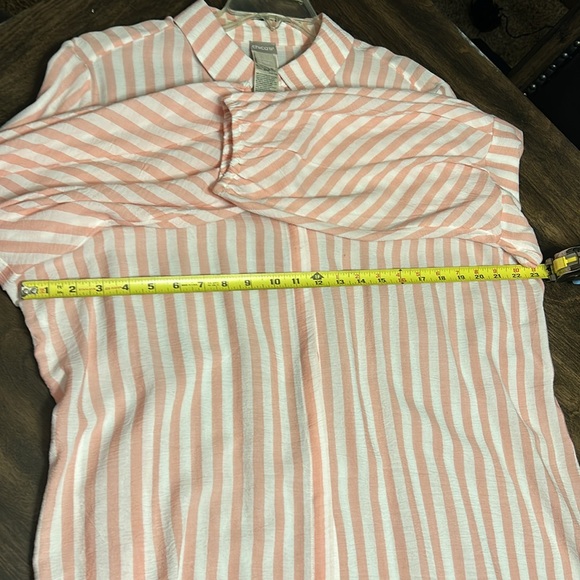 (2) Striped Chico’s Blouse - Picture 10 of 11